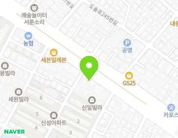 대전광역시 서구 동서대로 1016 (내동) 지도