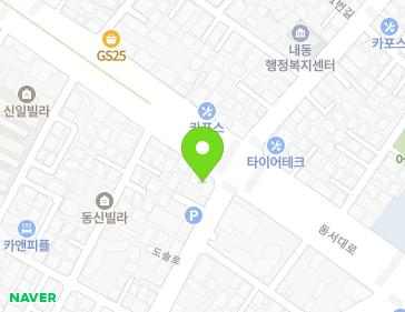 대전광역시 서구 동서대로 1036 (내동) 지도