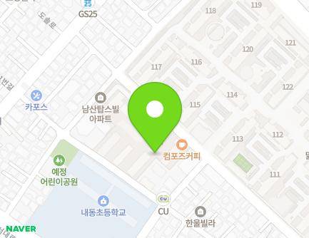 대전광역시 서구 도산로253번길 59 (내동, 홍익타운) 지도