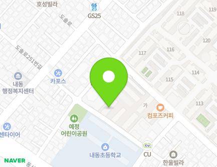 대전광역시 서구 도솔로252번길 29 (내동, 홍익타운아파트) 지도