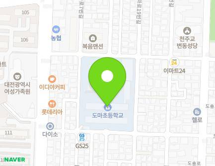 대전광역시 서구 배재로172번길 23 (도마동, 도마초등학교) 지도