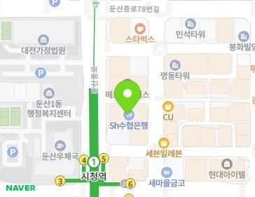 대전광역시 서구 둔산로123번길 21 (둔산동) 지도