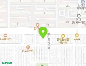 대전광역시 서구 둔산로 228 (둔산동) 지도