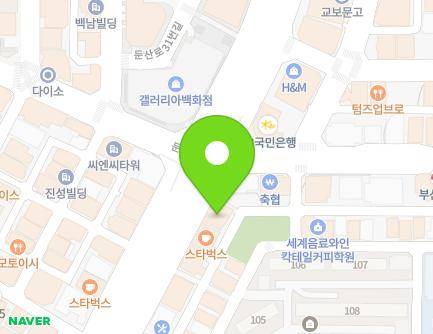 대전광역시 서구 대덕대로 202 (둔산동) 지도