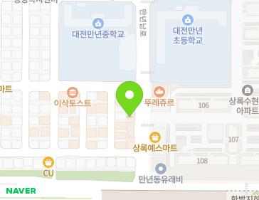 대전광역시 서구 만년남로 7 (만년동) 지도