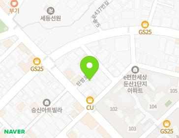 대전광역시 서구 탄방로 49-8 (탄방동, 대성빌라) 지도