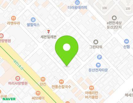 대전광역시 서구 도산로393번길 34 (탄방동, 효경빌) 지도