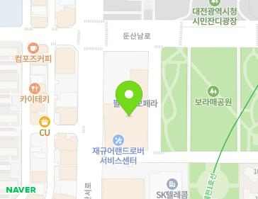 대전광역시 서구 둔산남로 50 (탄방동) 지도