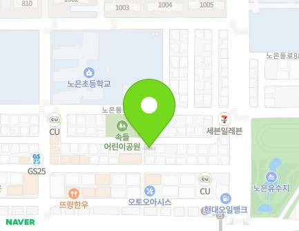 대전광역시 유성구 노은동로87번길 5-27 (노은동, 예안글로벌교회) 지도