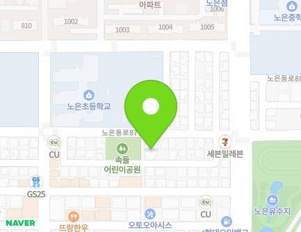 대전광역시 유성구 노은동로87번길 23 (노은동, 은정유치원) 지도