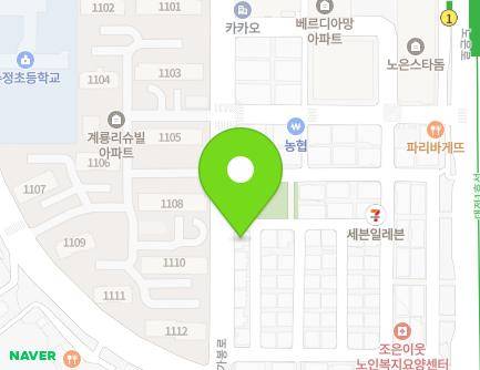 대전광역시 유성구 왕가봉로 14 (노은동, 미림주택) 지도