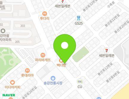 대전광역시 유성구 봉산로 22 (봉산동) 지도