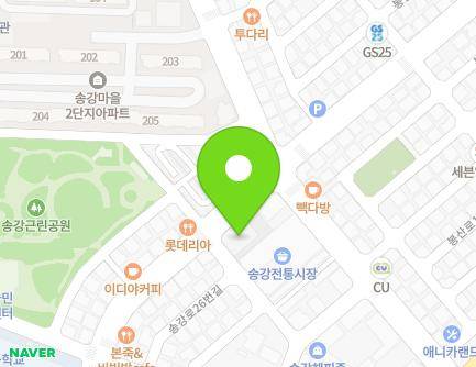 대전광역시 유성구 구즉로 76 (송강동, 북대전농협) 지도