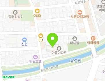 대전광역시 유성구 온천서로 35-24 (장대동, 아름아파트) 지도