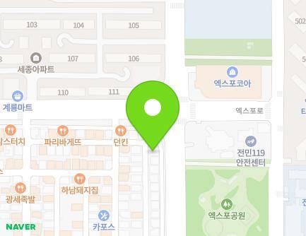 대전광역시 유성구 엑스포로 479 (전민동) 지도