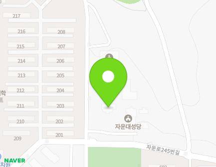 대전광역시 유성구 자운로245번길 126 (추목동, 자운대성당) 지도