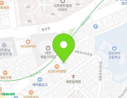 대전광역시 중구 대흥로 26 (대사동, 인산헌빌딩) 지도