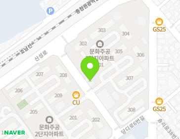 대전광역시 중구 산성로 108-19 (문화동, 주공아파트) 지도