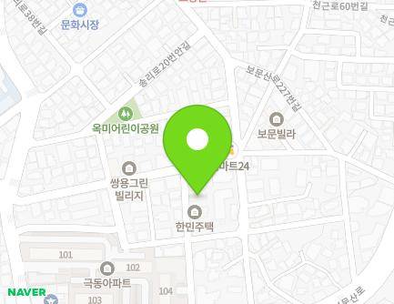 대전광역시 중구 보문산로 209-24 (문화동, 한민주택) 지도