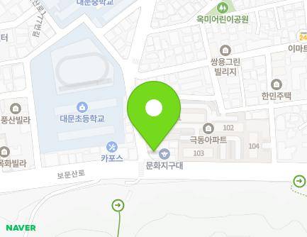 대전광역시 중구 송리로 2 (문화동, 흥진빌라) 지도