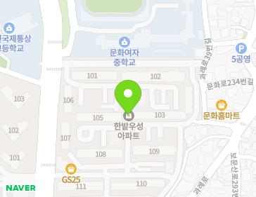 대전광역시 중구 서문로 32 (문화동, 한밭우성아파트) 지도