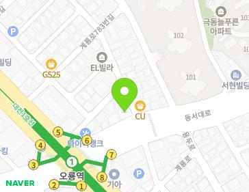 대전광역시 중구 동서대로 1319-1 (용두동) 지도