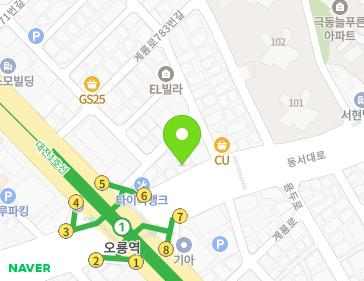 대전광역시 중구 동서대로 1319 (용두동) 지도