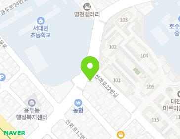 대전광역시 중구 선화로 20 (용두동) 지도