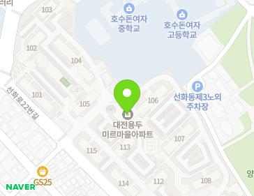 대전광역시 중구 선화로22번길 25 (용두동, 미르마을아파트) 지도
