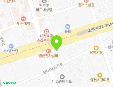 대전광역시 중구 계백로 1568 (유천동) 지도