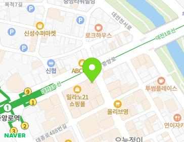 대전광역시 중구 중앙로 164 (은행동) 지도