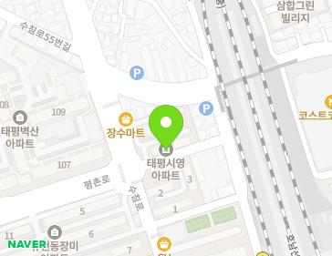 대전광역시 중구 수침로 42 (태평동, 시영아파트) 지도