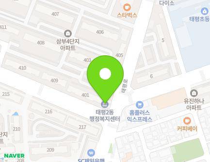 대전광역시 중구 평촌로 51 (태평동, 태평2동행정복지센터) 지도