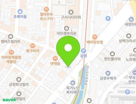 부산광역시 금정구 금정로 227 (구서동, 그린빌아파트) 지도