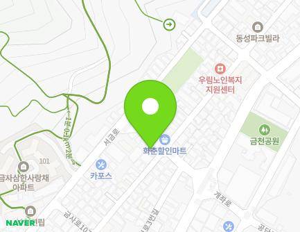 부산광역시 금정구 사천로 7 (금사동) 지도