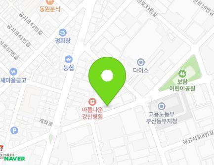 부산광역시 금정구 공단로 11 (금사동) 지도