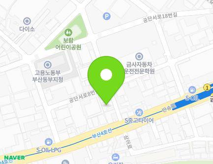 부산광역시 금정구 공단서로8번길 26-8 (금사동) 지도