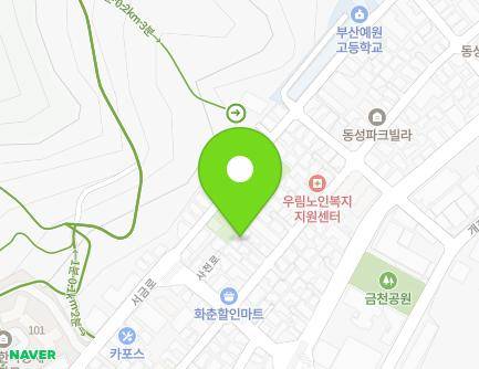 부산광역시 금정구 회천로5번길 82-5 (금사동) 지도