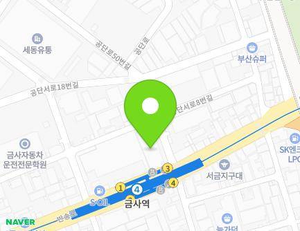 부산광역시 금정구 공단서로8번길 80-8 (금사동, 정항우케익본사) 지도