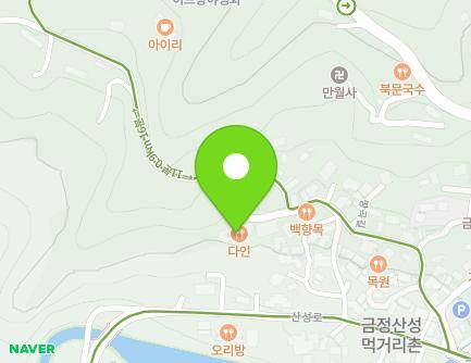 부산광역시 금정구 땅곡길 45-5 (금성동, 다인오리) 지도