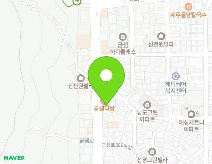 부산광역시 금정구 금샘로 572-1 (남산동) 지도