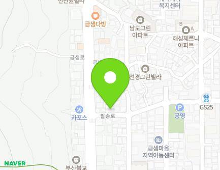 부산광역시 금정구 팔송로 64 (남산동) 지도
