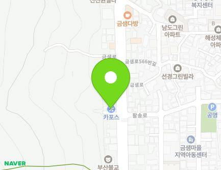 부산광역시 금정구 금샘로 555 (남산동) 지도