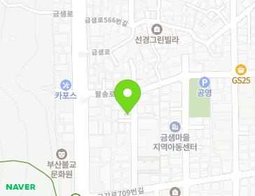부산광역시 금정구 팔송로59번길 6 (남산동) 지도