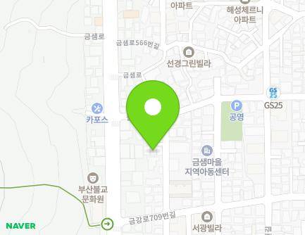 부산광역시 금정구 팔송로59번길 8-1 (남산동) 지도