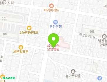 부산광역시 금정구 중앙대로2007번길 60 (남산동) 지도