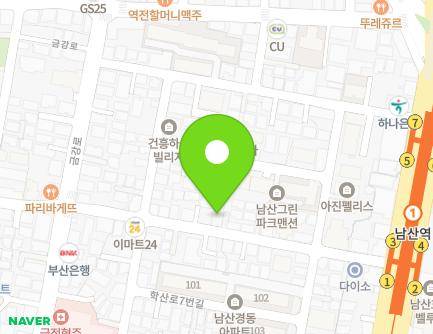 부산광역시 금정구 학산로13번길 20 (남산동, 한아빌리지) 지도