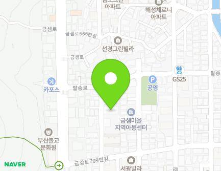 부산광역시 금정구 팔송로59번길 7 (남산동, 일화하이아트) 지도