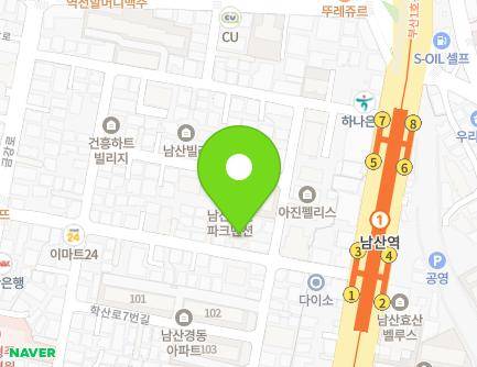 부산광역시 금정구 학산로13번길 6 (남산동, 미주빌리지) 지도
