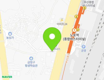 부산광역시 금정구 작장1길 3 (노포동, 성화상사,고속종합인력,삼일부동산) 지도